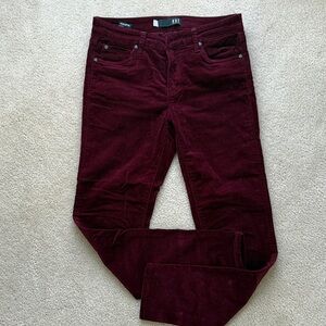 Kut from the Kloth Burgundy Skinny Pants